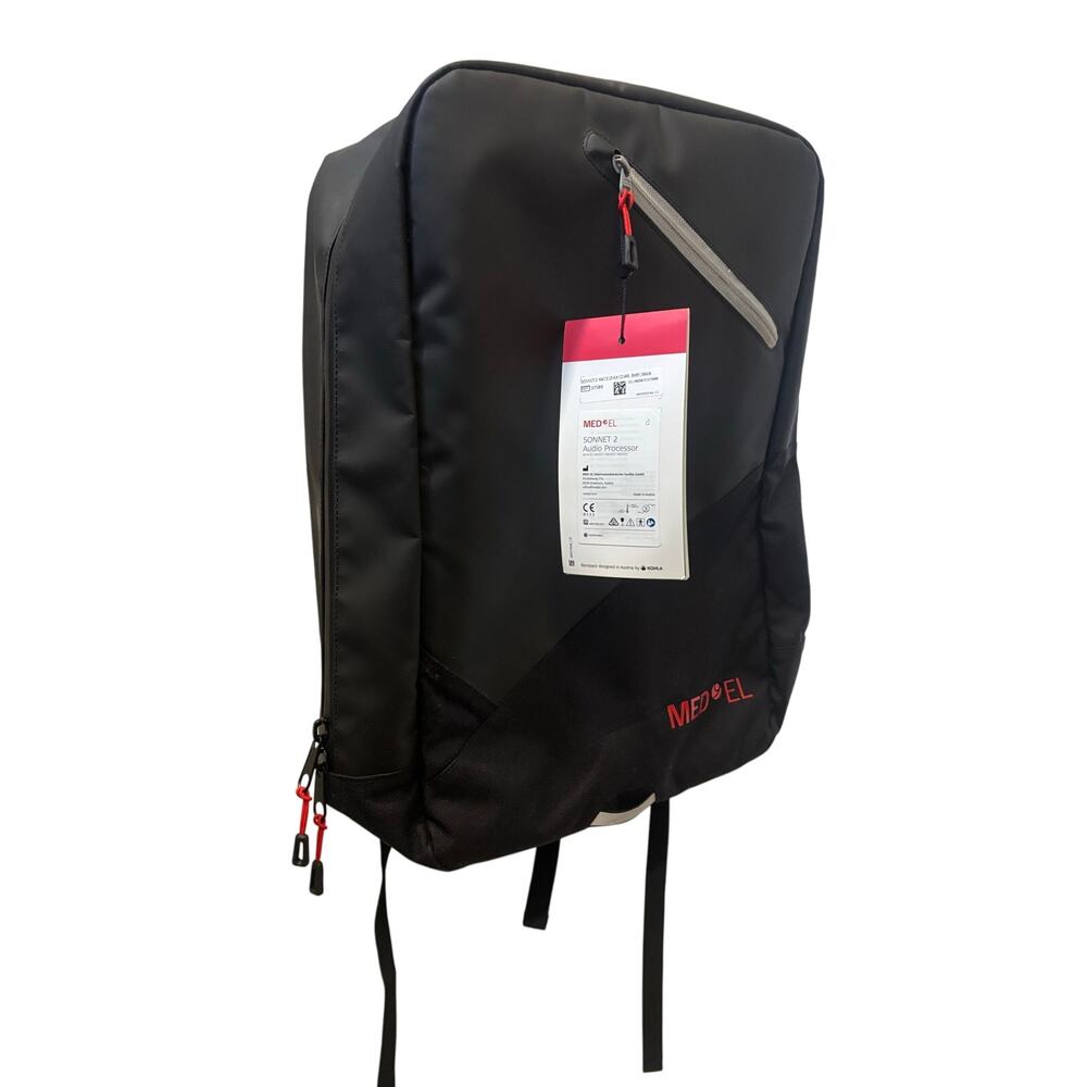 MED-EL SONNET 2 Backpack Only Black Tech Travel Laptop Bag 16"x12"x5"
